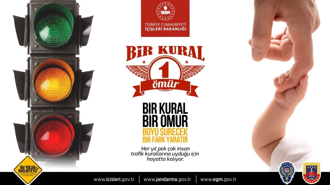 Trafik Güvenliği Yarışmasında İl İkinciliği Okulumuzun